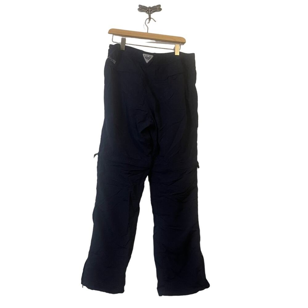 Columbia Omni-Shade PFG Navy Blue Convertible Pants Size 14 - Picture 2 of 6